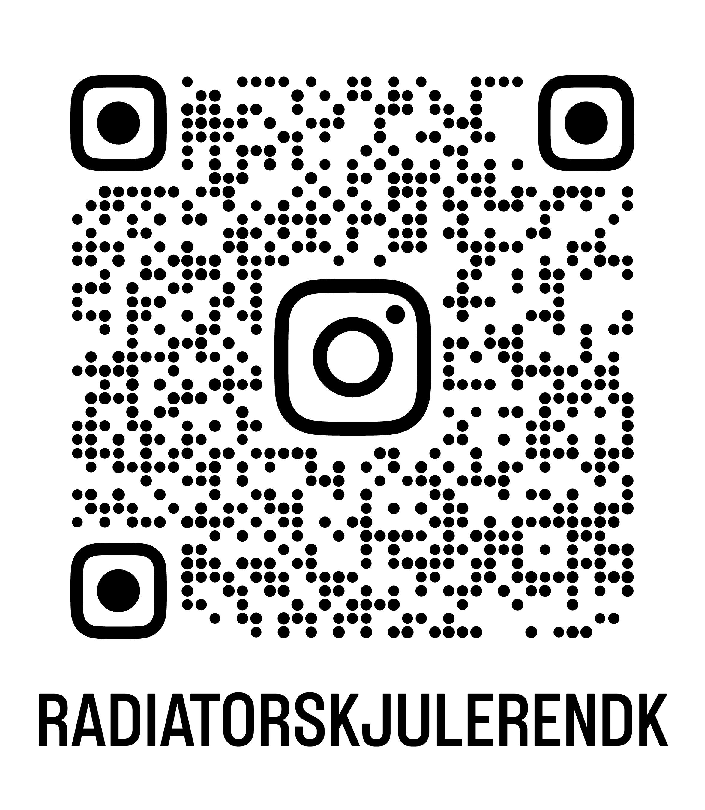 QR-kode til @radiatorskjulerendk på Instagram